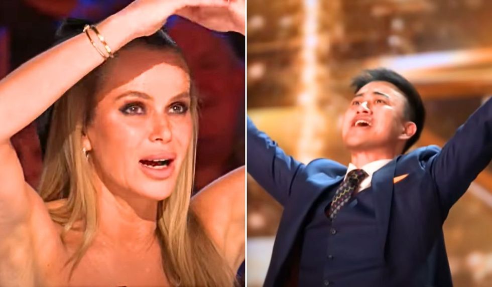 Amanda Holden and Nabe