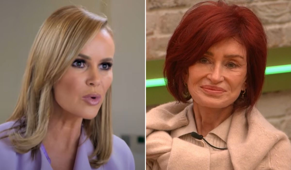 Amanda Holden and Sharon Osbourne