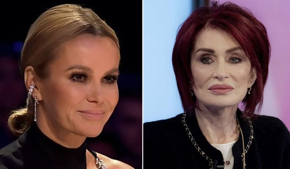 Amanda Holden and Sharon Osbourne