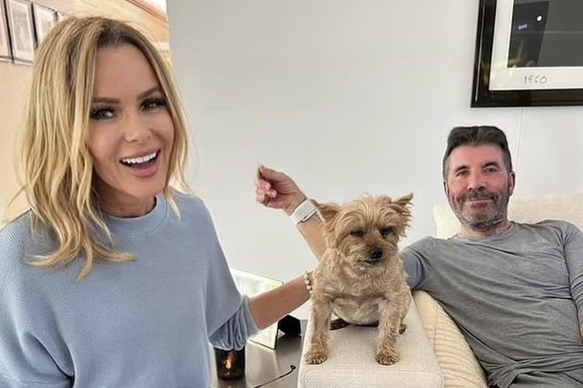 Amanda Holden and Simon Cowell