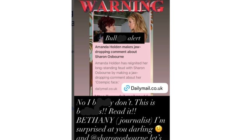 Amanda Holden post