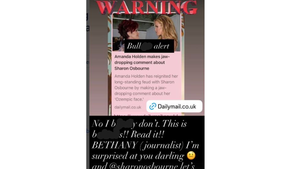 Amanda Holden post