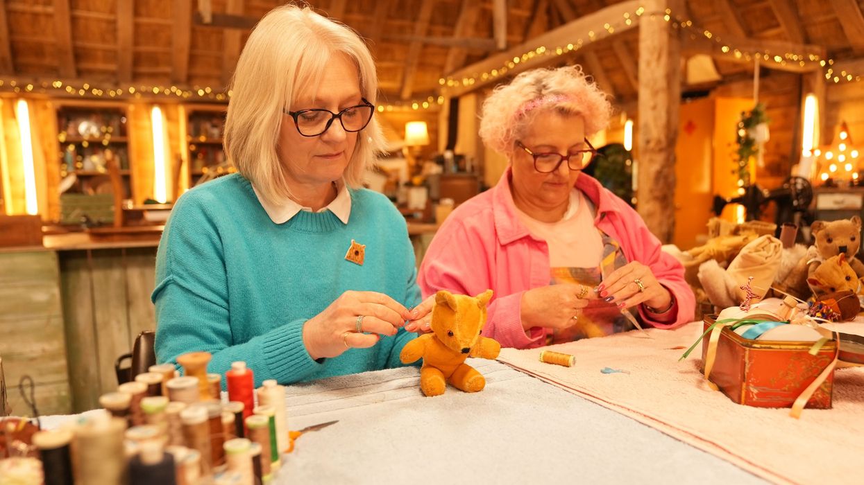 Amanda Middleditch and Julie Tatchell form the Teddy Bear Ladies