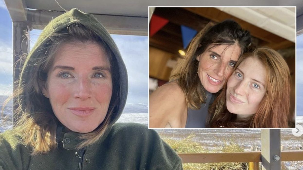 Amanda Owen and Raven Owen