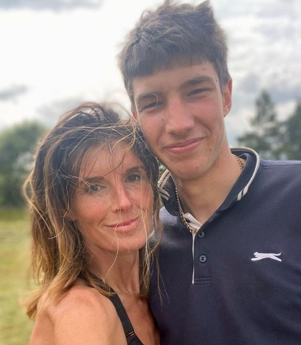 Amanda Owen and son Reuben