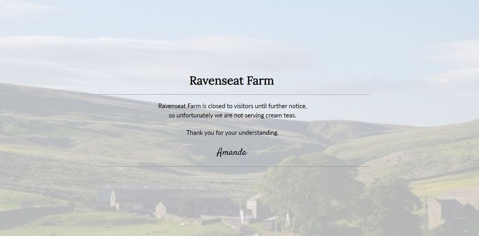 Amanda Owen announces closure