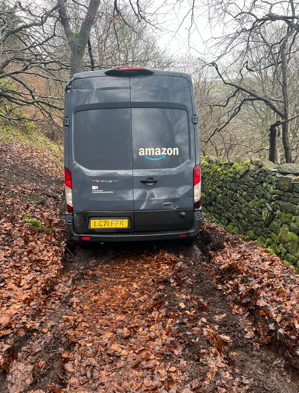 Amazon delivery van