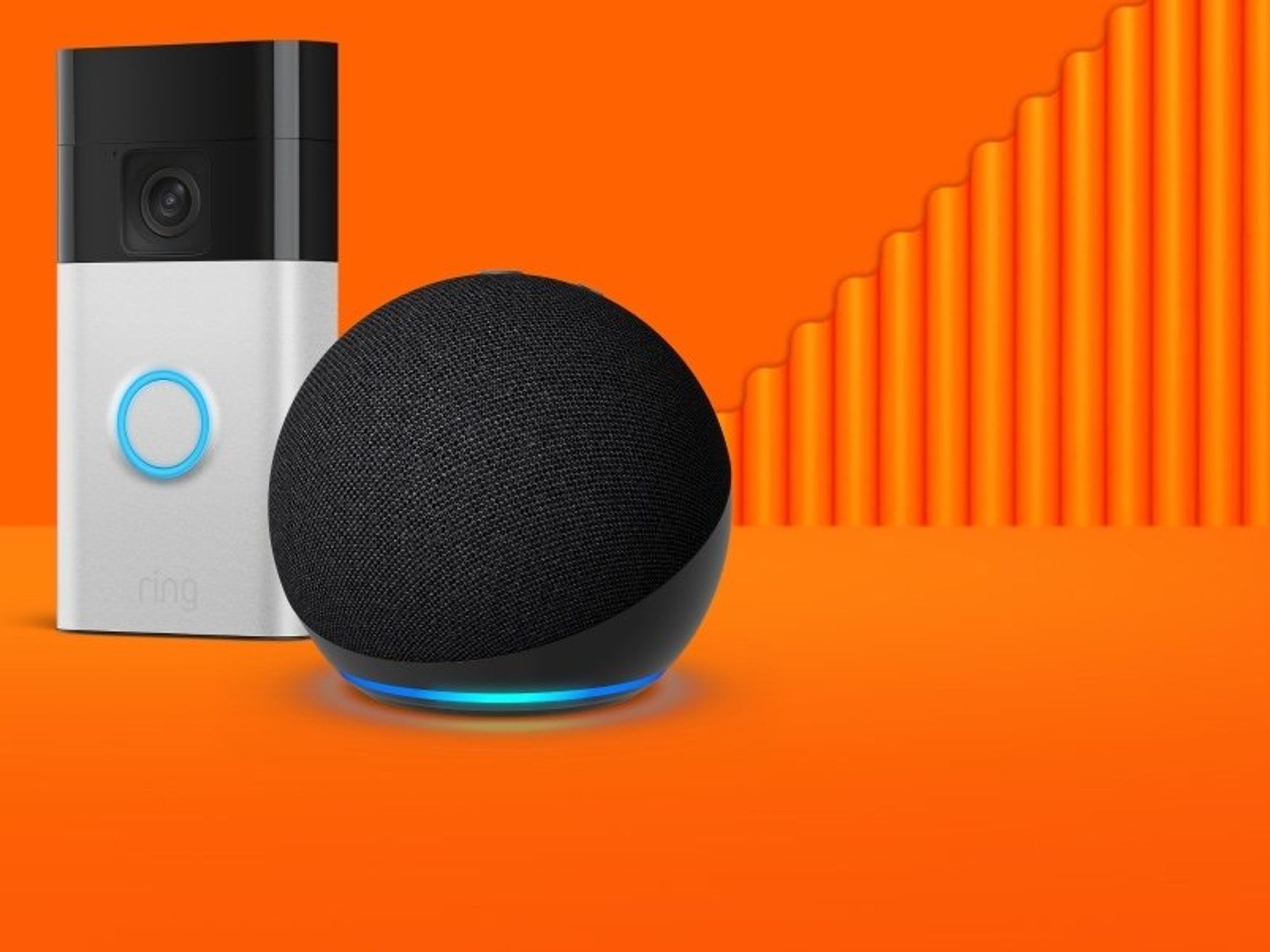 Amazon Echo Dot and Ring video doorbell bundle