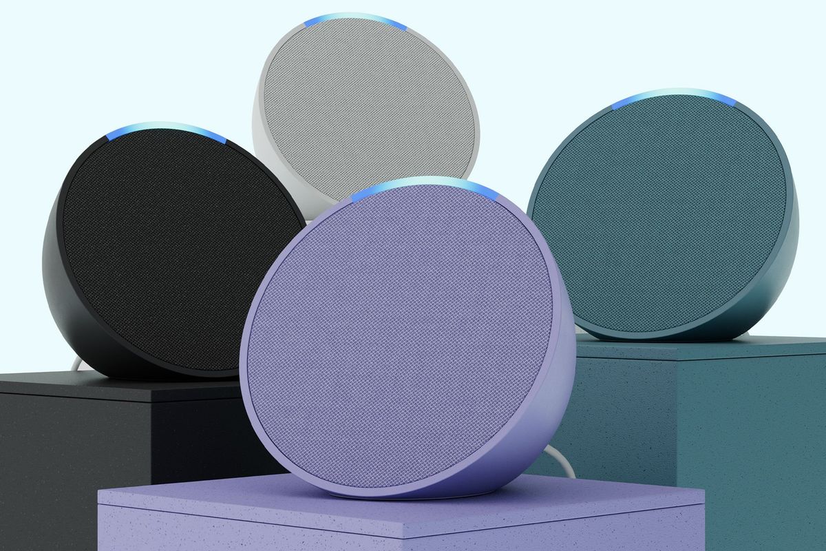 Amazon Echo Pop speakers