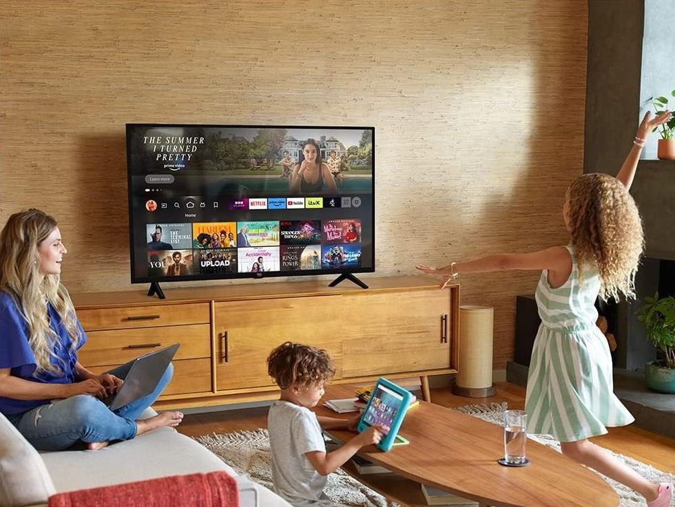 Amazon Fire TV in living room