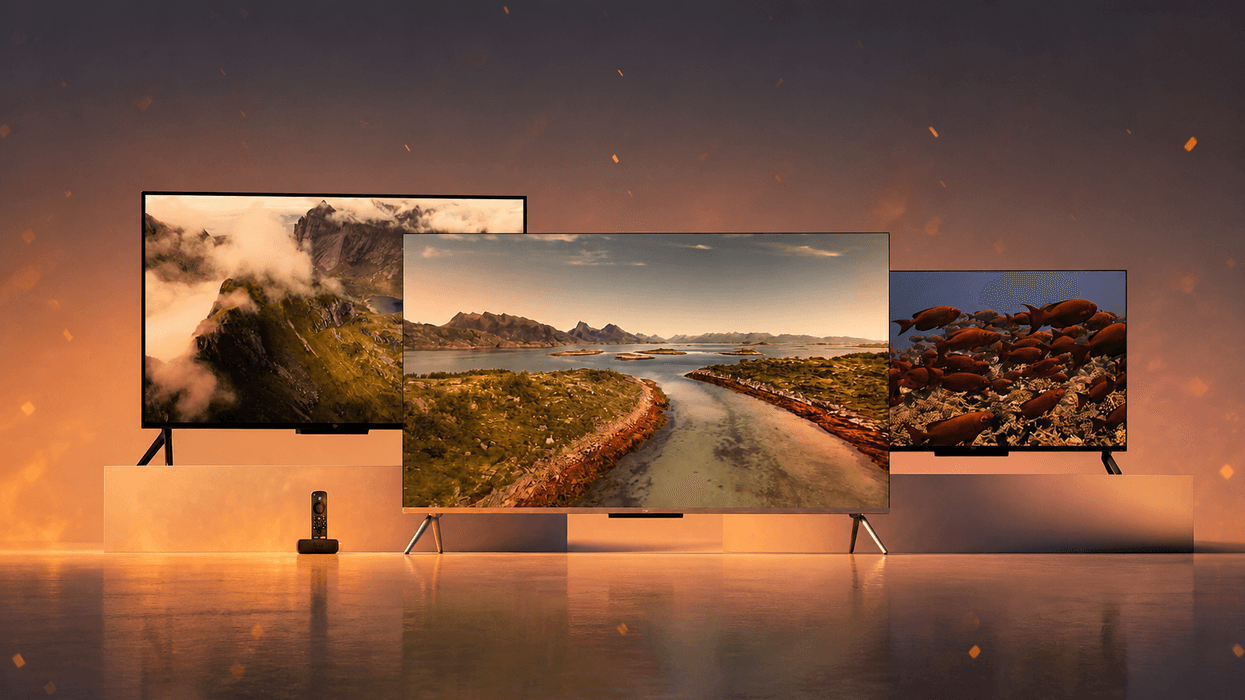 amazon fire tvs pictured with flames nearby
