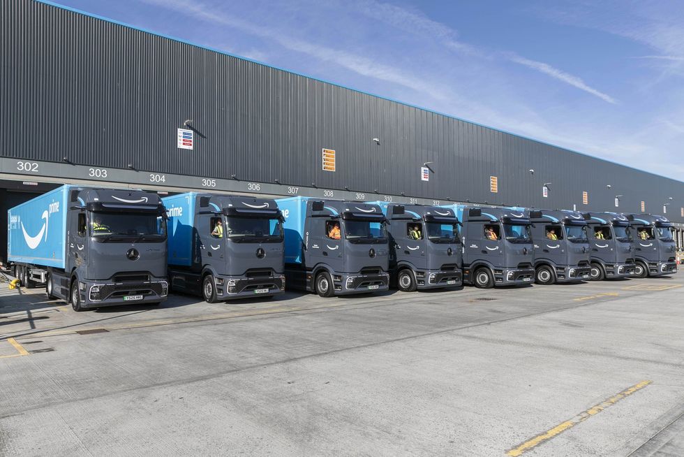 Amazon has invested heavily in electric heavy goods vehicles