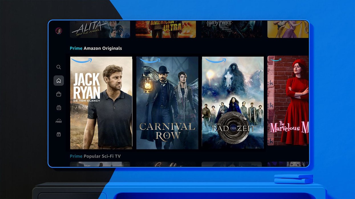 Amazon Prime Video displayed on TV screen