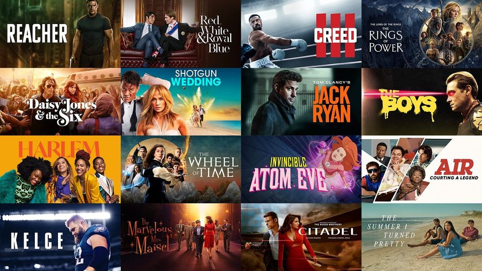 Amazon Prime Video shows and movies included with a subscription