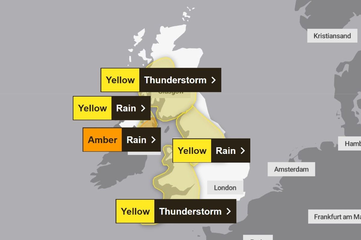 Amber Alert issues for Northern Ireland