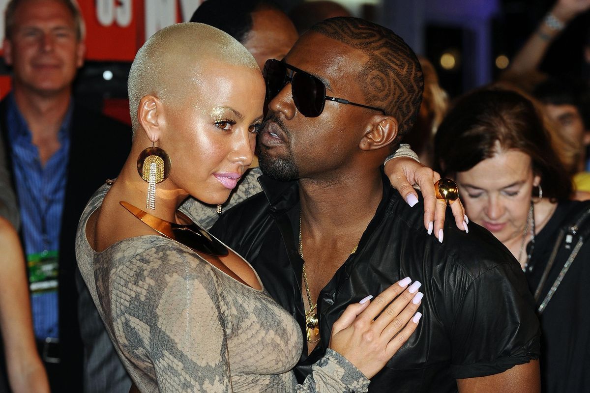 Amber Rose and Kanye West