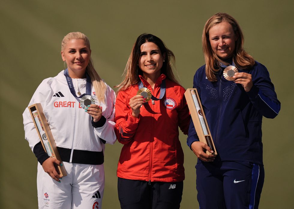 Amber Rutter missed out on gold to Francisca Crovetto Chadid