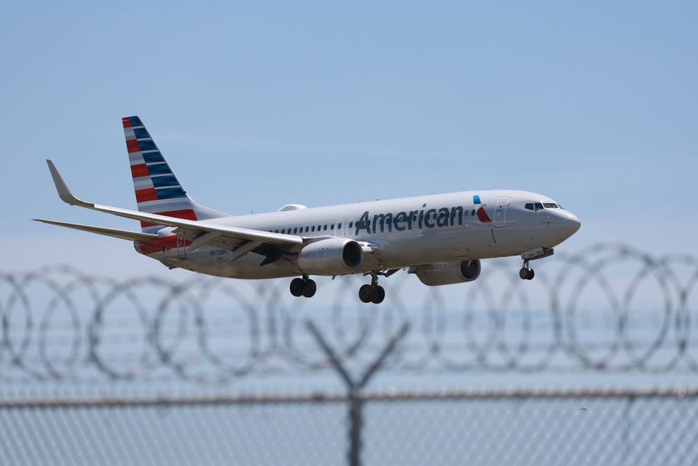 American Airlines flight