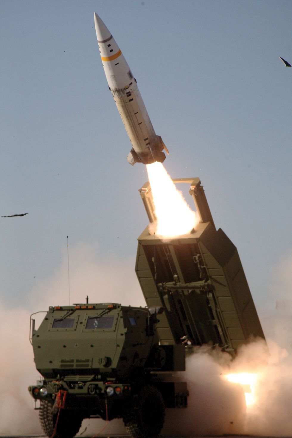 American ATACMS missile launch