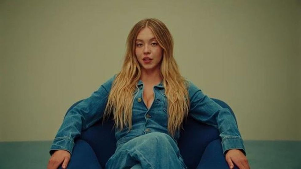 American Eagle ad featuring Sydney Sweeney