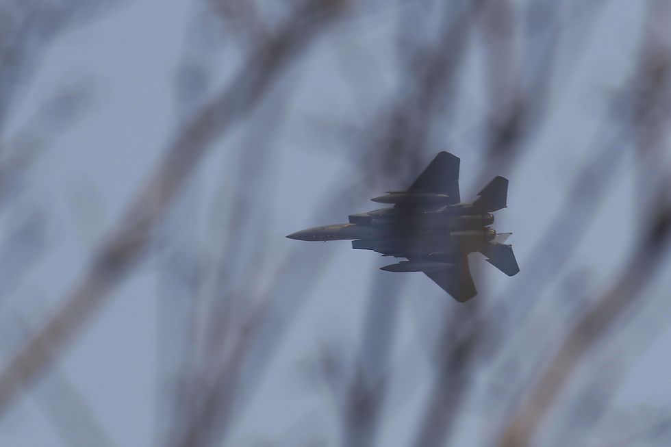 American fighter jet