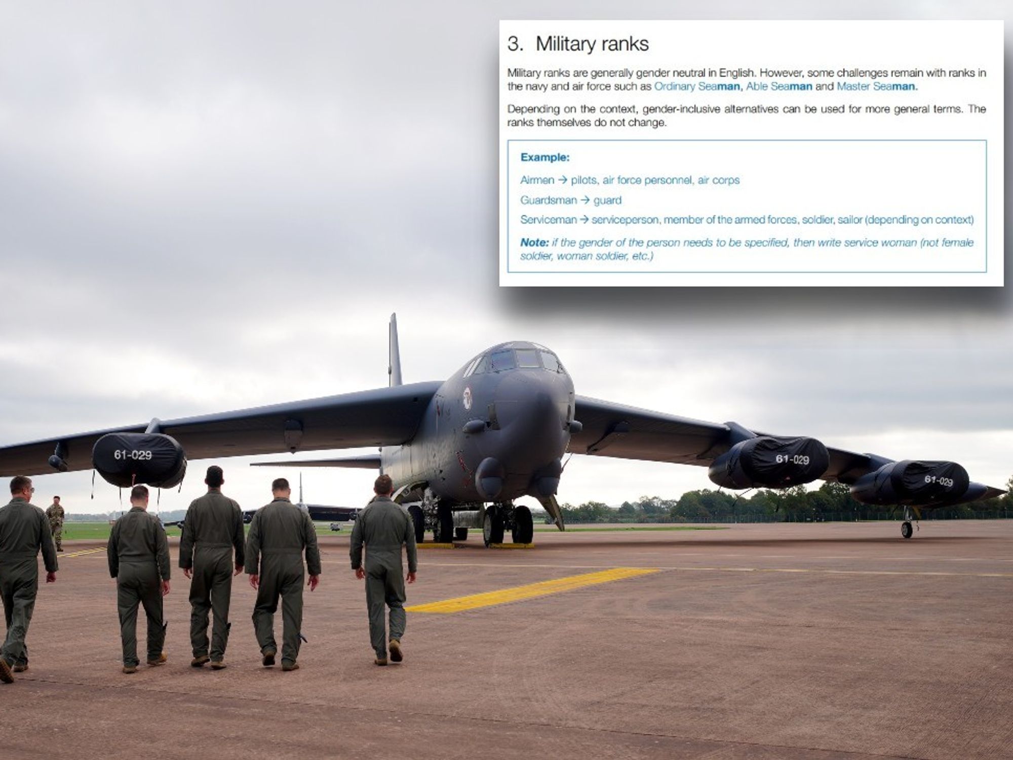 American servicemen on a Nato base