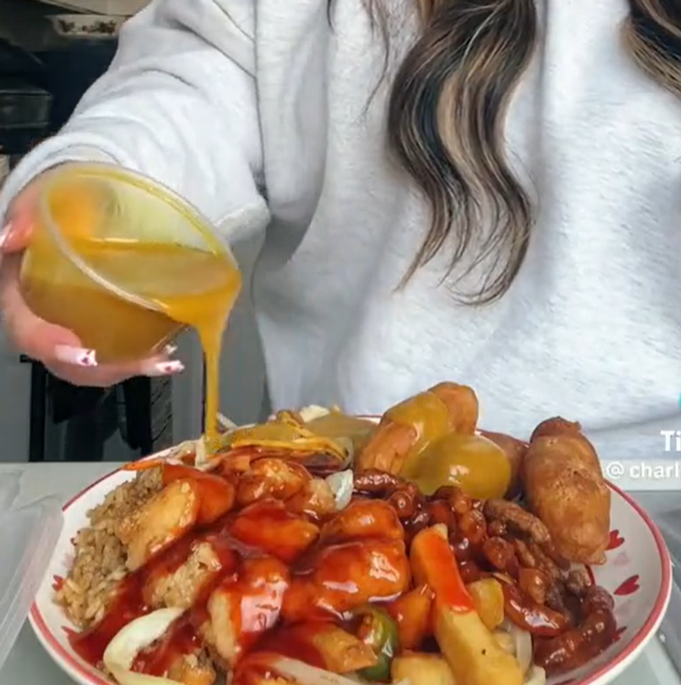 American TikTokers also appeared to question the dishes ordered as a part of a standard Chinese takeaway in the UK, with the inclusion of chips and curry sauce causing the most concern.