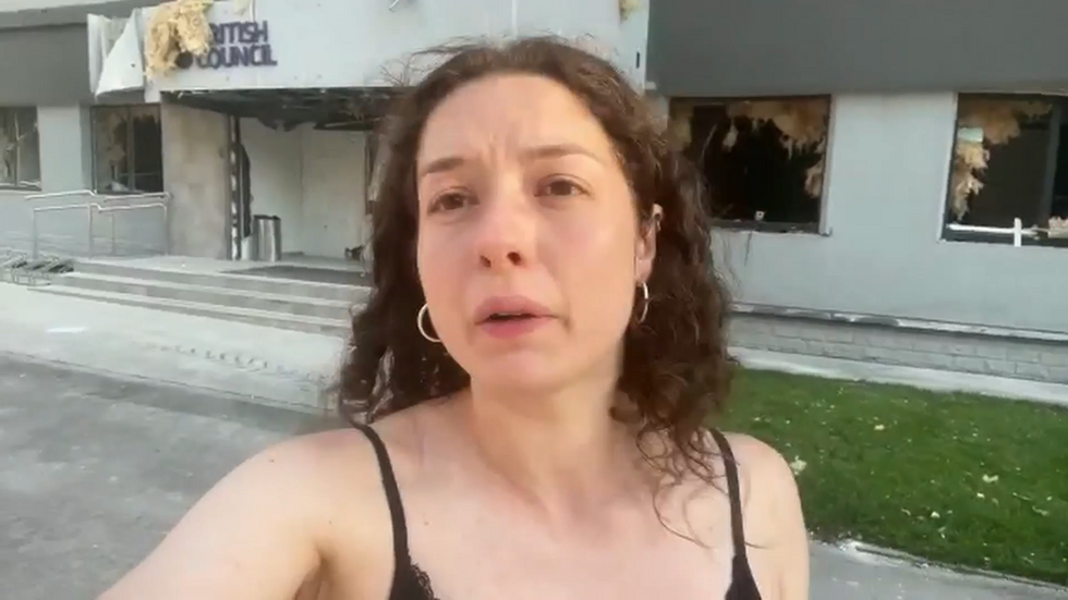 Amira Barkhush, correspondent for UNITED24 Media