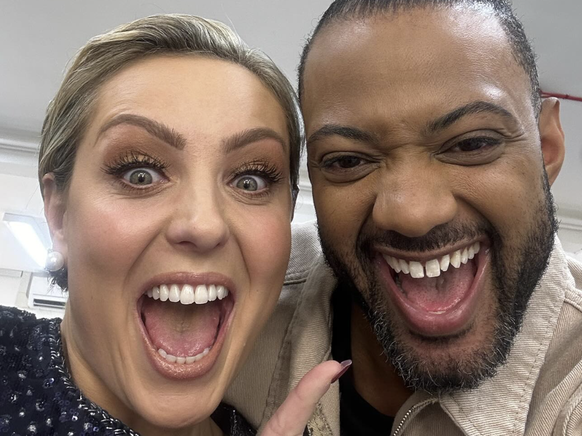 Amy Dowden and JB Gill
