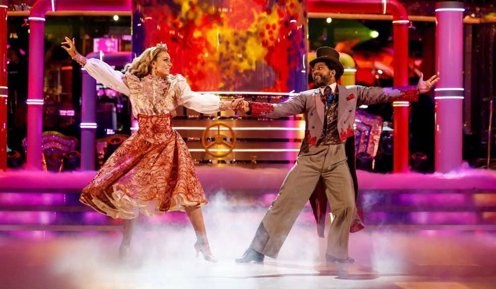 Amy Dowden and JG Gill