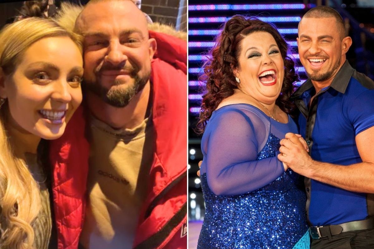 Amy Dowden and Lisa Riley