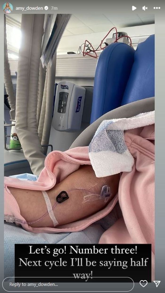 Amy Dowden chemotherapy