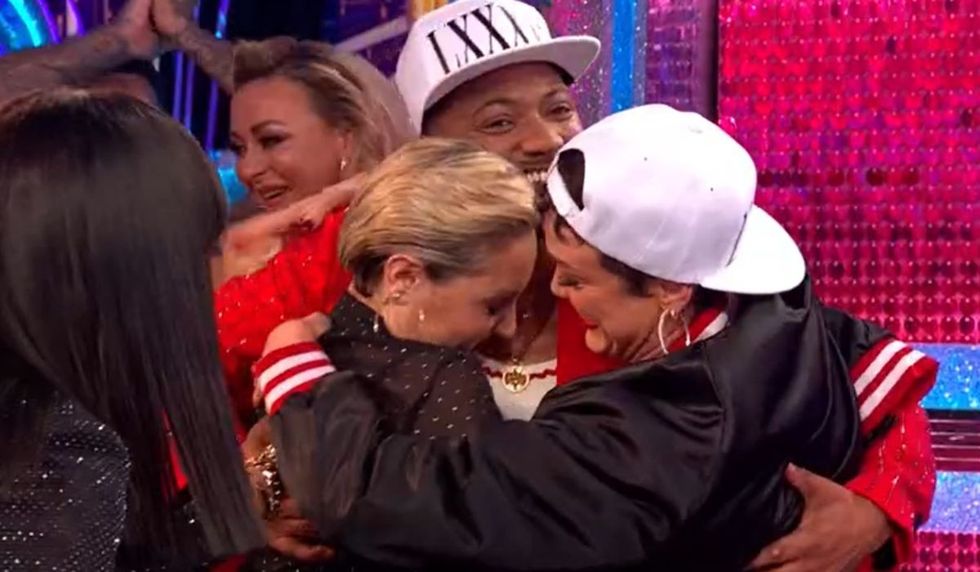 Amy Downden, JB Gill and Lauren Oakley