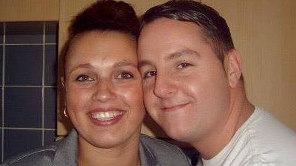 Amy McQuillen's car window was smashed by police