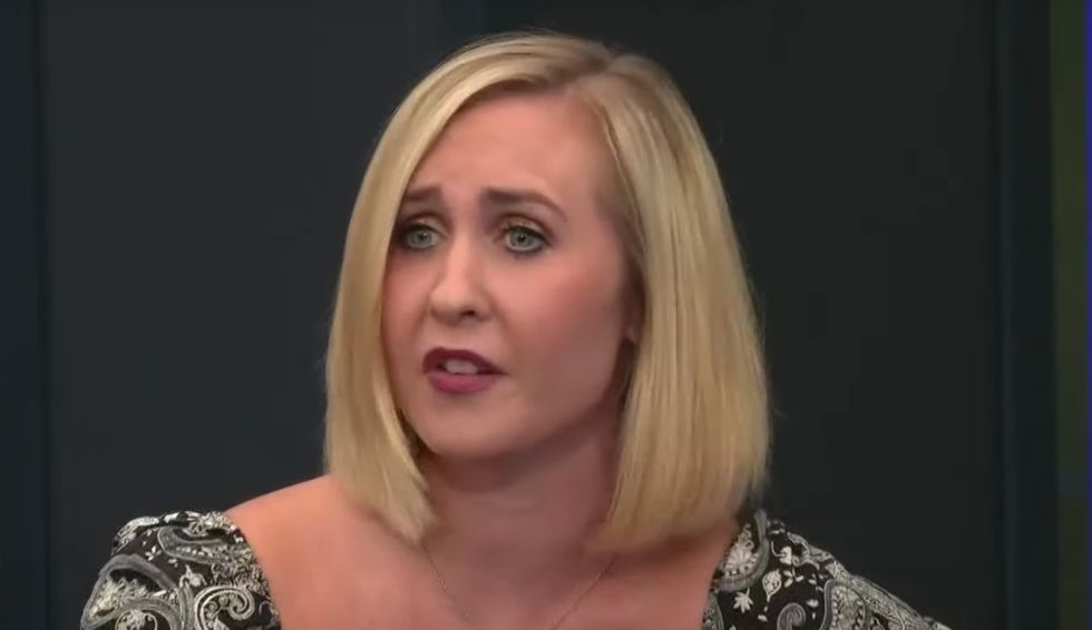 Amy Nickell laughed at uproar over the anthem reportedly being scrapped