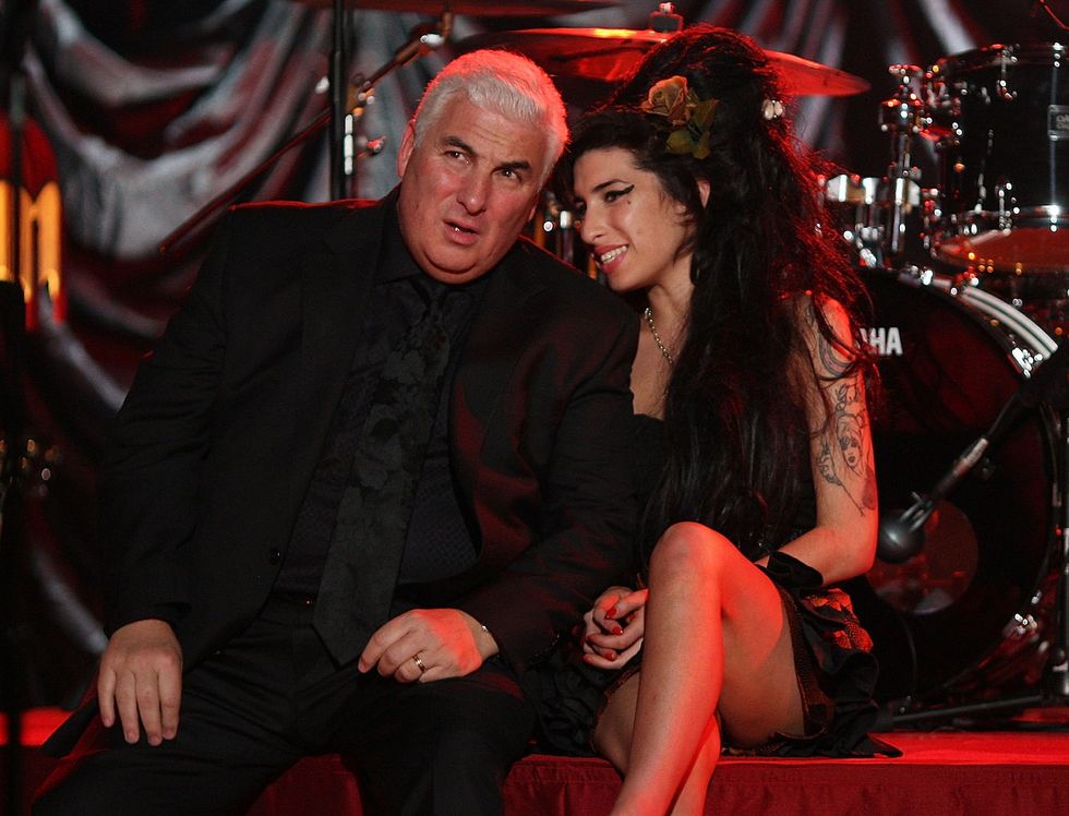 Amy Winehouse and her father, Mitch