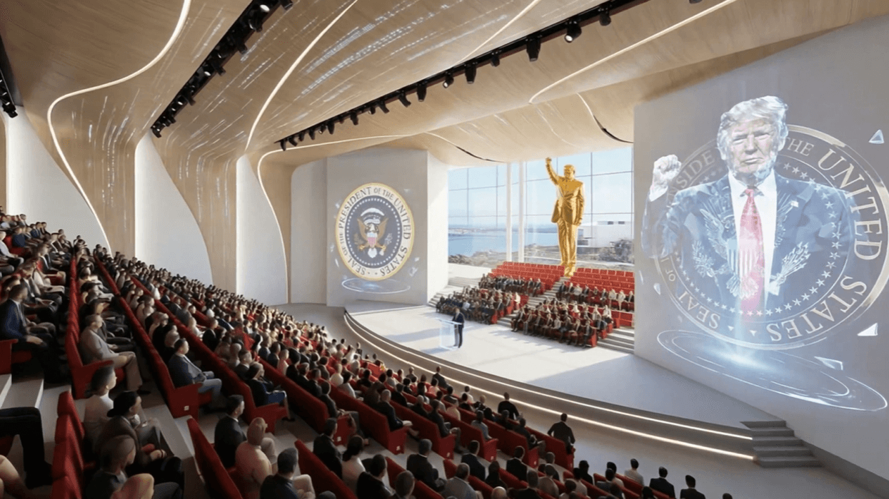 An AI rendition of inside the new library