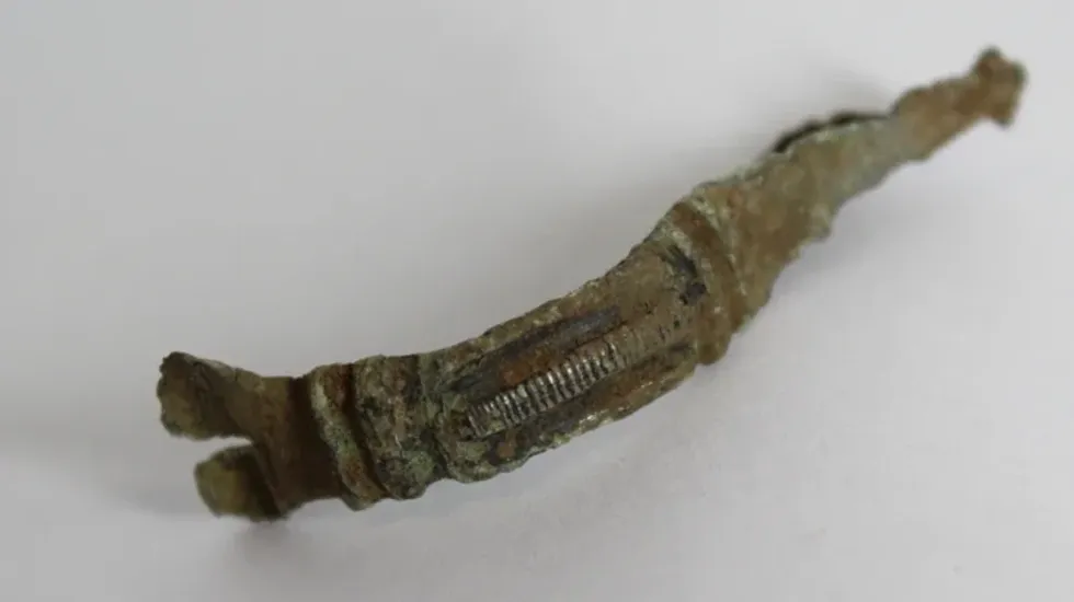 An ancient Roman brooch