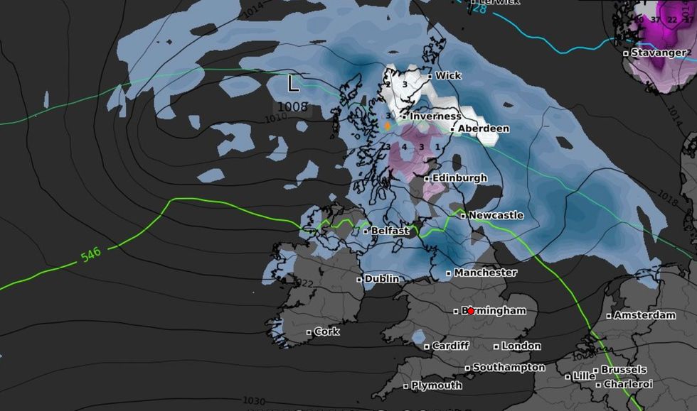 An artic blast could move eastwards due to a sudden stratospheric warming