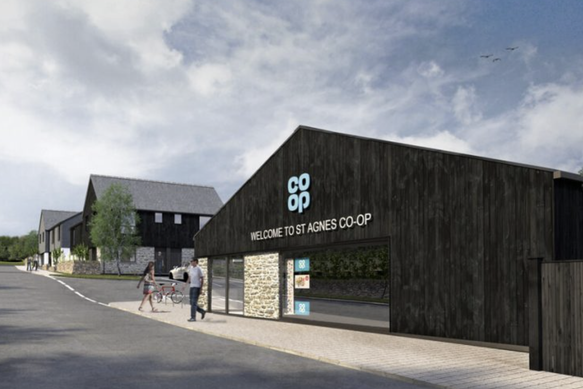 An artists rendition of the Coop