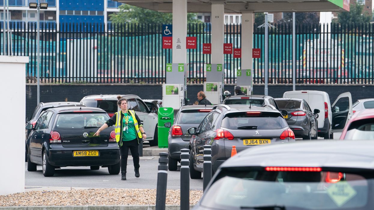 An Asda petrol station.