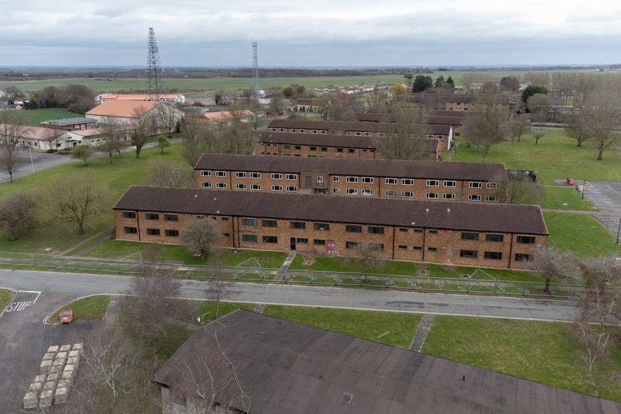An asylum centre An asylum centre