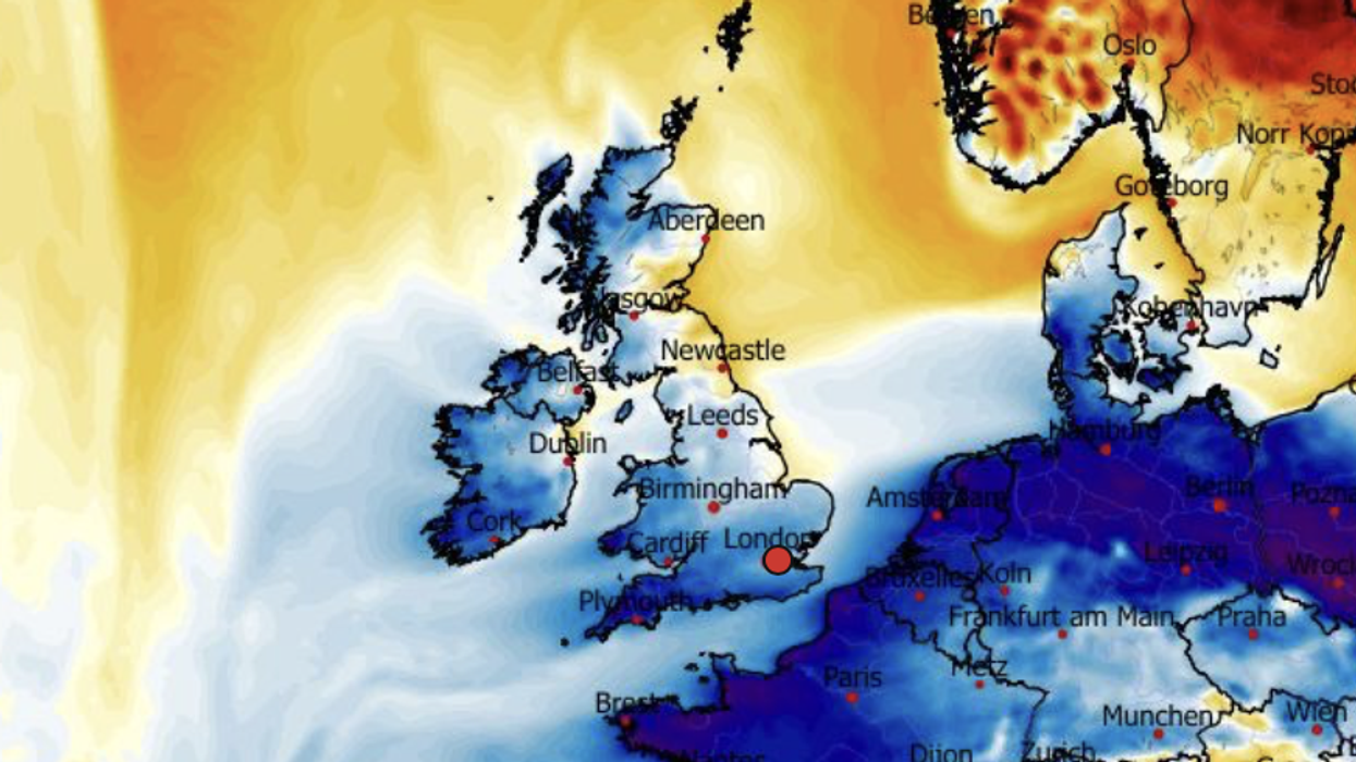 An easterly blast will plunge Britain to sub-zero