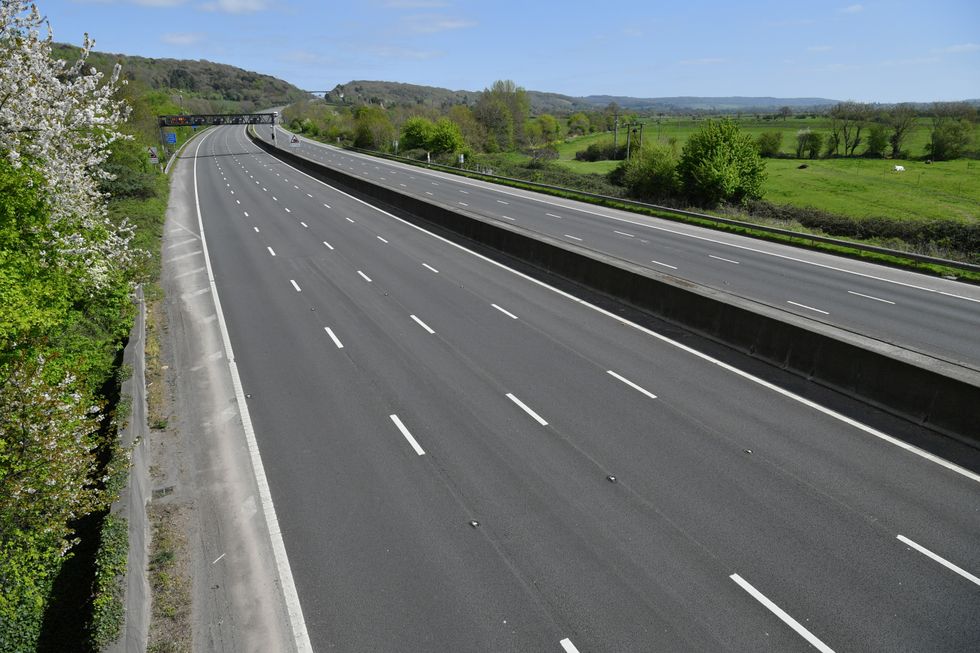An empty motorway