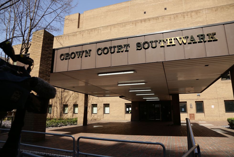 An exterior view of Southwark Crown Court in London.