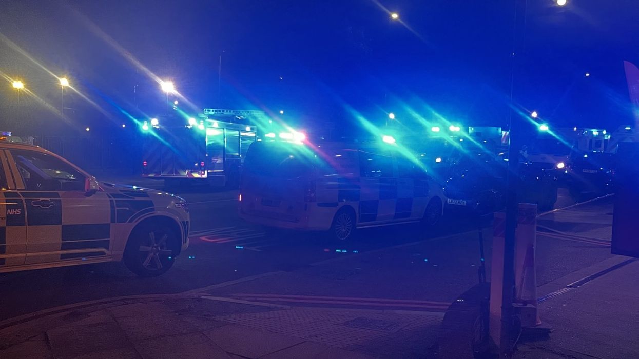 An image from Eltham's crash yesterday