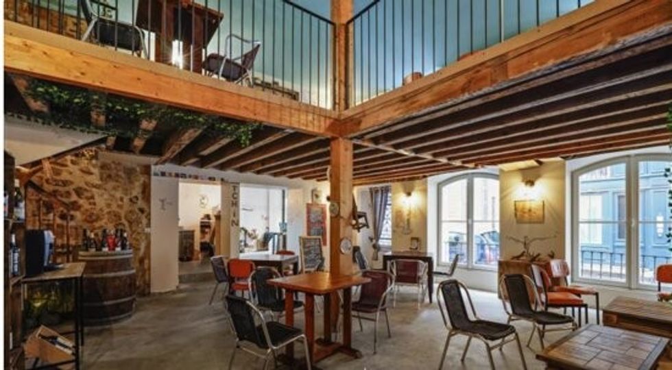 An image from inside the Tchin Tchin Wine Bar