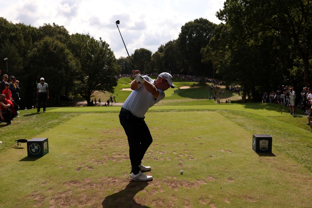 An image from the BMW PGA Championship at Wentworth Golf Club, Virginia Water in 2021