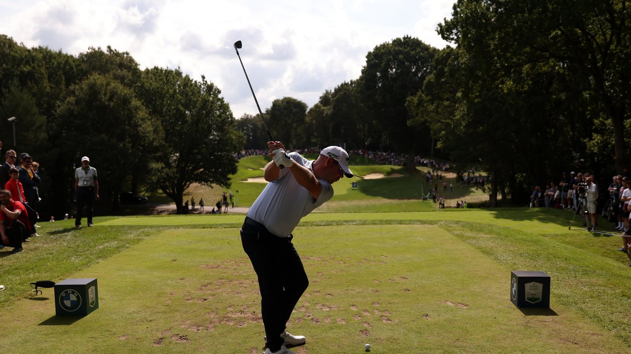 An image from the BMW PGA Championship at Wentworth Golf Club, Virginia Water in 2021