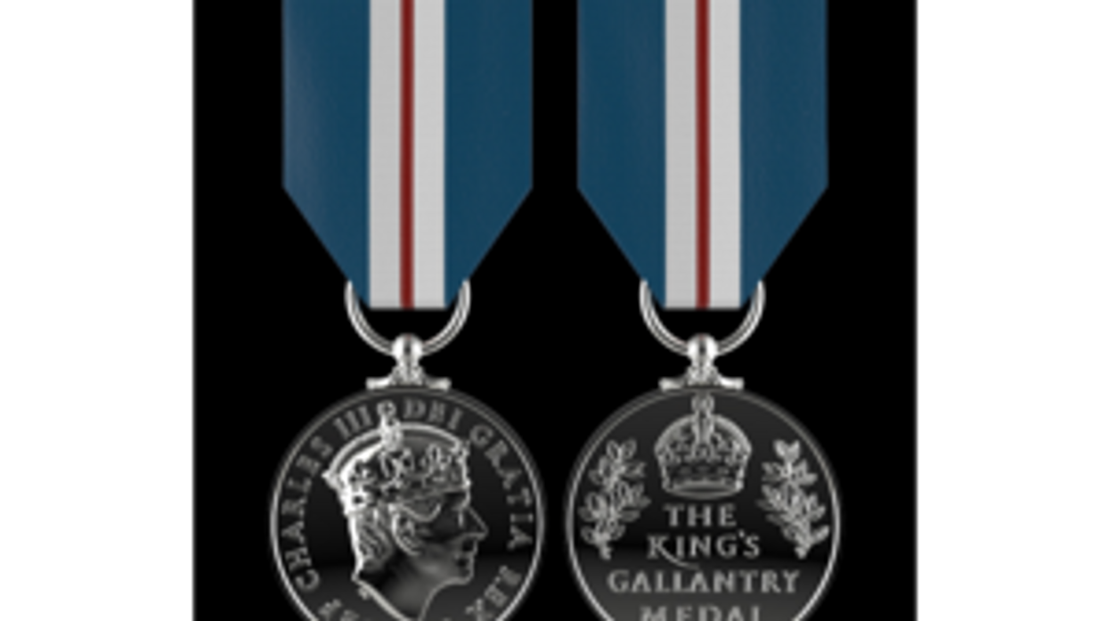 An image of a King's Gallantry Medal